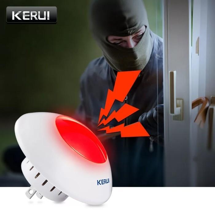 READY KERUI Alarm Strobe Sirine wireless Lampu strobe Alarm System sensor keamanan rumah - Sirine In
