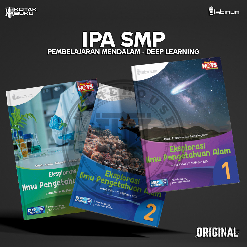 [ TS ] Buku IPA kelas 7 8 9 SMP Deep Learning / IPA SMP / Platinum 2026