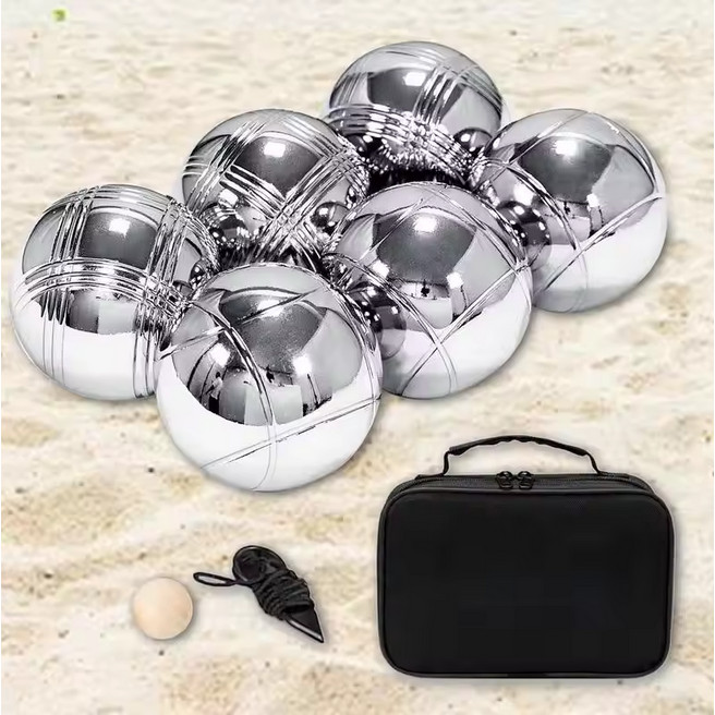 Set Bola Petanque 3PCS Boules Lengkap Bola Pentanque Untuk Olahraga Rekreasi Permainan Outdoor Dan K