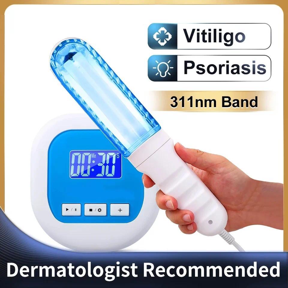 Perangkat Fototerapi Ultraviolet UV 311nm Menggunakan Lampu UVB Untuk Mengobati Vitiligo, Psoriasis,