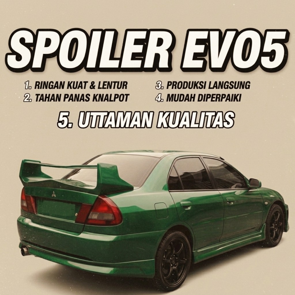 spoiler evo 5 spoiler evo5 bodykit lancer evo5
