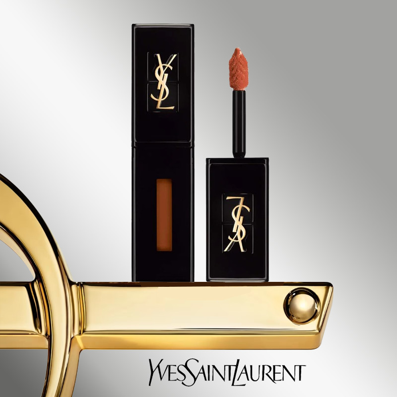 Yves Saint Laurent Vinyl Cream Lip Stain 2.8ML/YSL Liquid Lipstick/ Lip Tint/ Lip Gloss