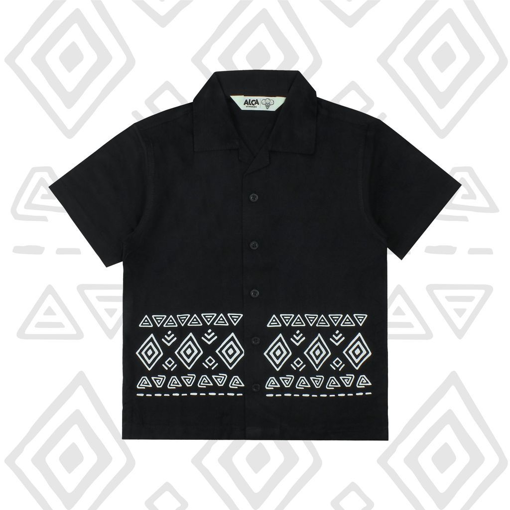 ZIZISHOP ALCA - CASUAL SHIRT ANAK UNISEX - NAVAJO