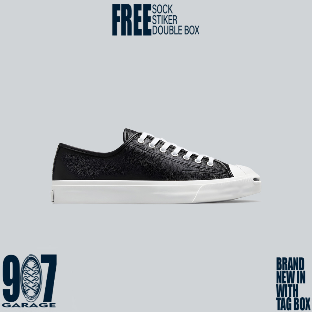 Converse Jack Purcell Low Leather Black White Leather