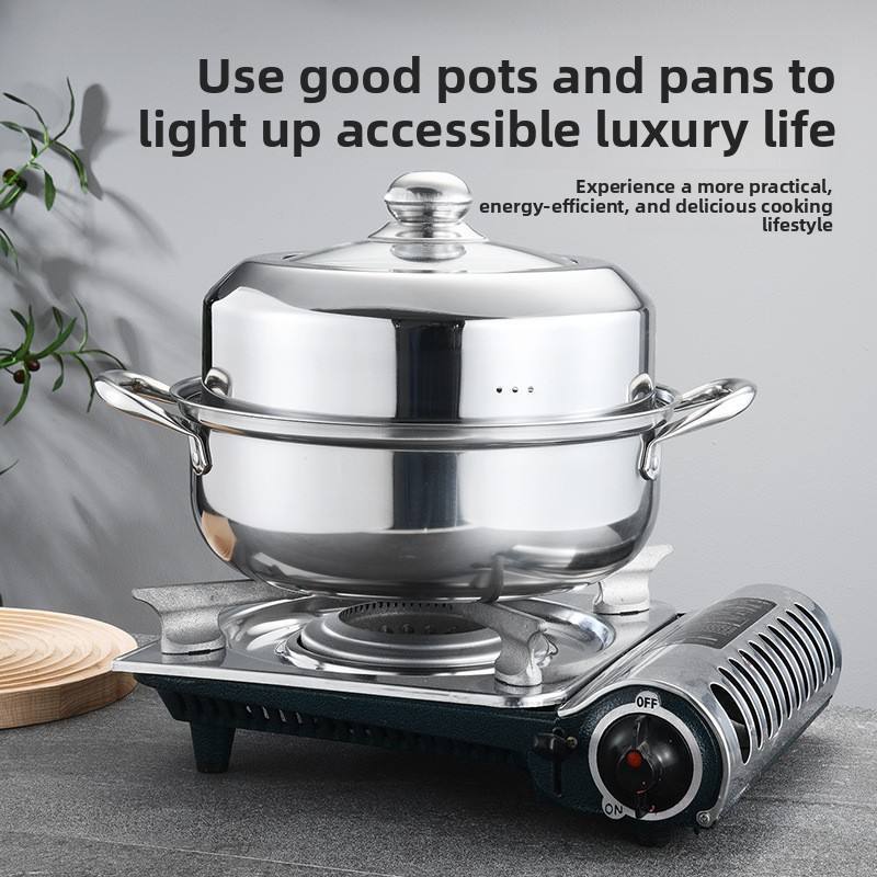 Panci Kukus Dandang Panci Steamer Langseng Sarangan Stainless Steel