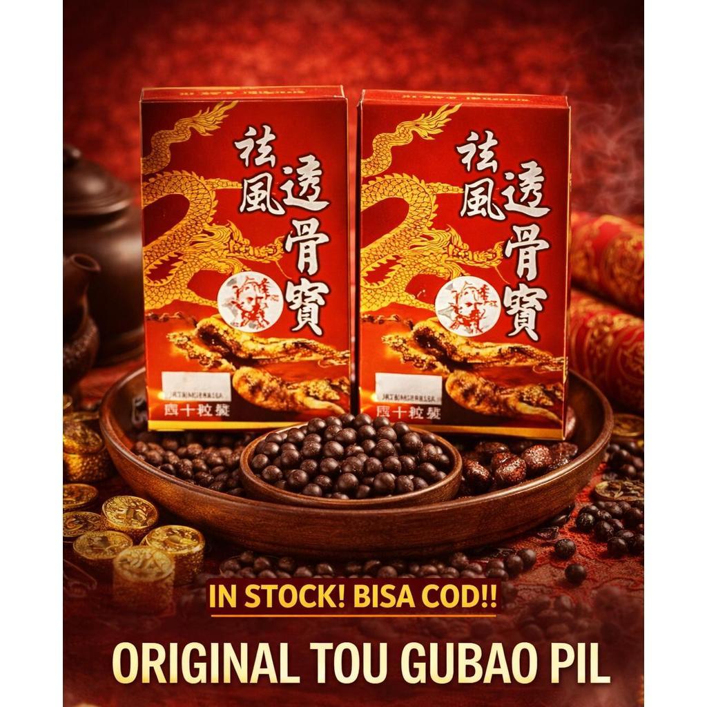 TOU GUBAO ORIGINAL 100% Tou Gubao Pil Reumatisme - Membantu Melancarkan Sirkulasi Darah  PROMO ~ 100