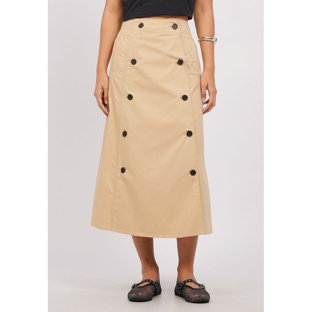 EXECUTIVE ROK WANITA MIDI SKIRT ROK SEPAN