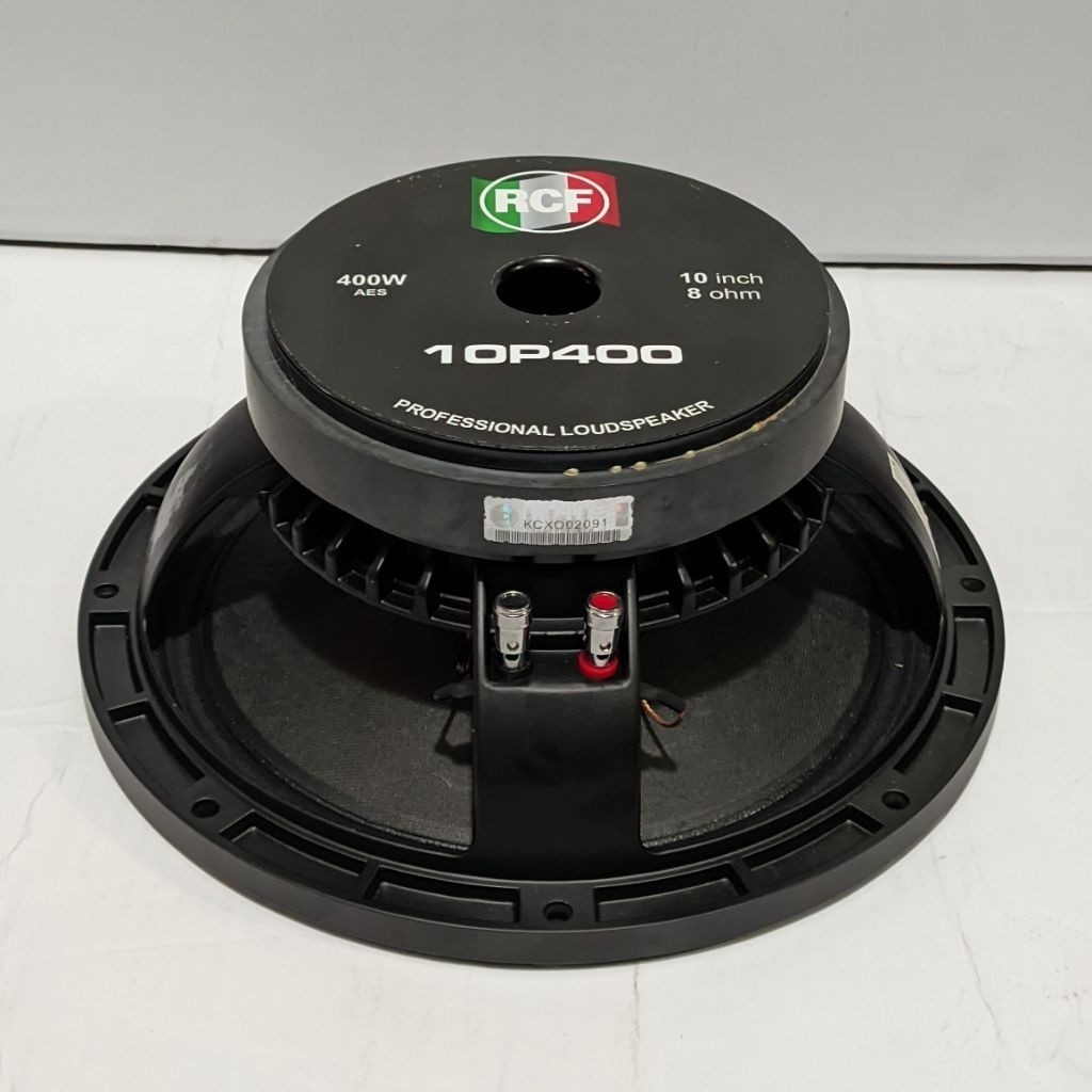 Speaker Komponen 10 Inch RCF 10P400 VC 2,5 INCH 400 Watt Original Woofer Midbass Suara Jernih