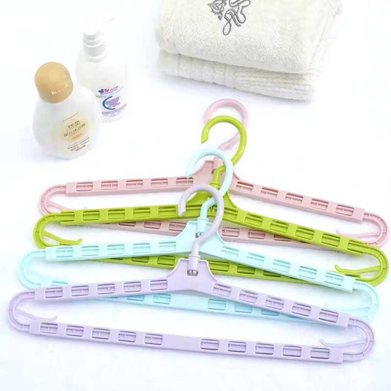 PasarOnline Gantungan Baju Tarik Hanger Tarik Hanger Gantungan Handuk Gantungan Lebar Hanger Fleksib