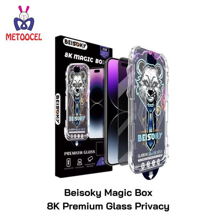 Tempered Glass Luxe Beisoky Privacy Suitable For Iphone X Xr XSmax 12 13 14 15 Pro Max Plus Magic Bo