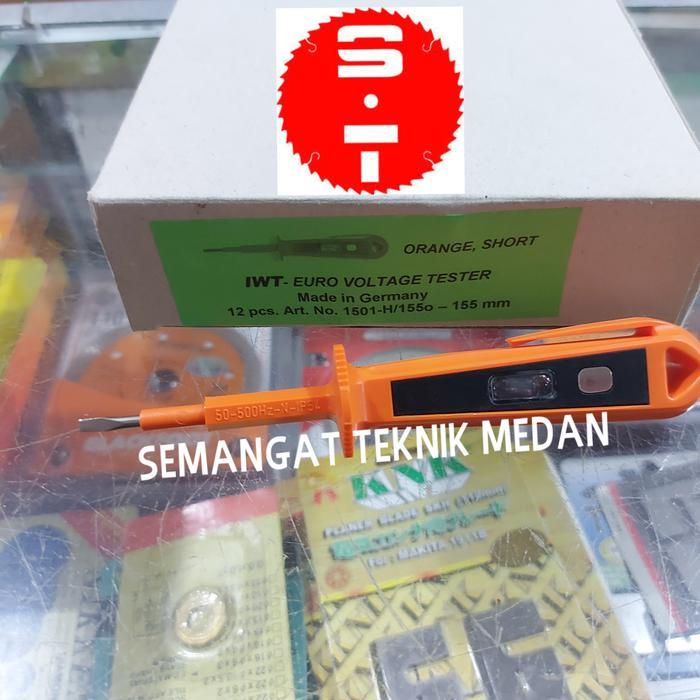 OBENG TEST TES PEN TESPEN TESTPEN LISTRIK AC 15CM MADE IN GERMANY IWT