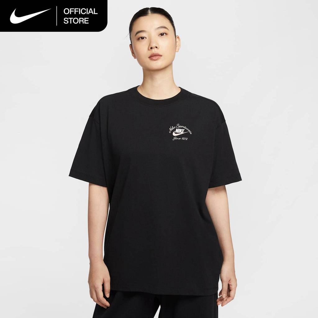 Nike Women's Sportswear Oversized T-Shirt - Black [IM9272-010]