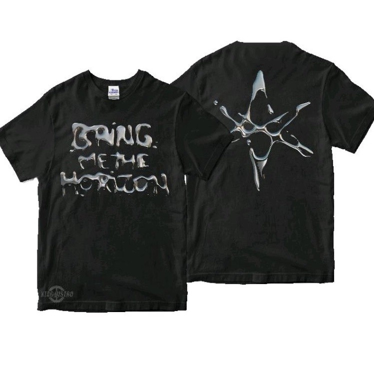 kaos BRING ME THE HORIZON LOGO T1000 Premium tshirt bmth sempiternal kaos band bmth deathcore sempit