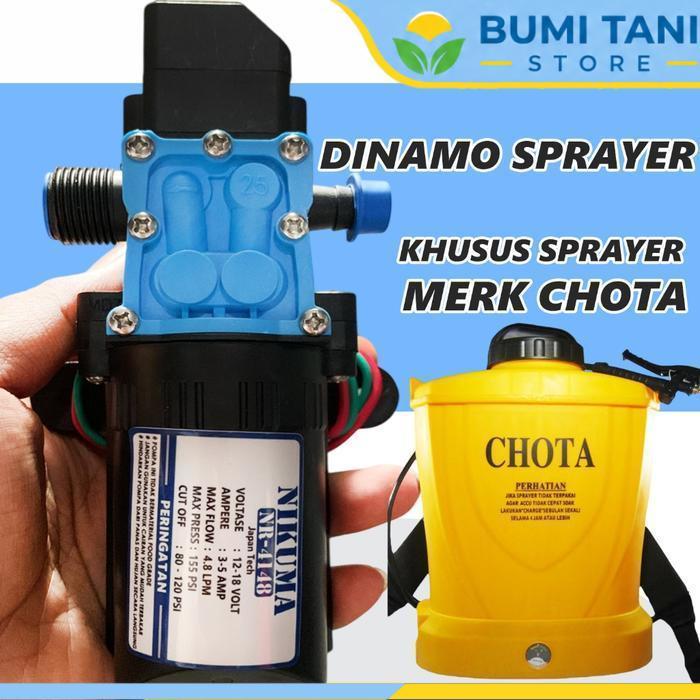 Dinamo sprayer CHOTA - Dinamo sprayer khusus untuk sprayer CHOTA - NIKUMA ORIGINAL