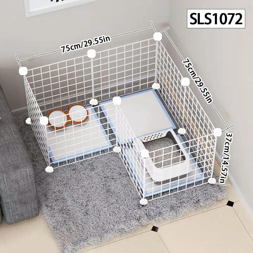 Dog pen Indoor fence Small meum dog Teddy home isolation door fence Pet guardrail cat cage Rabbit ca