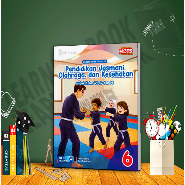 BUKU PLATINUM PJOK KELAS 6 SD/MI KURIKULUM MERDEKA DEEP LEARNING TIGA SERANGKAI TERBARU 2026