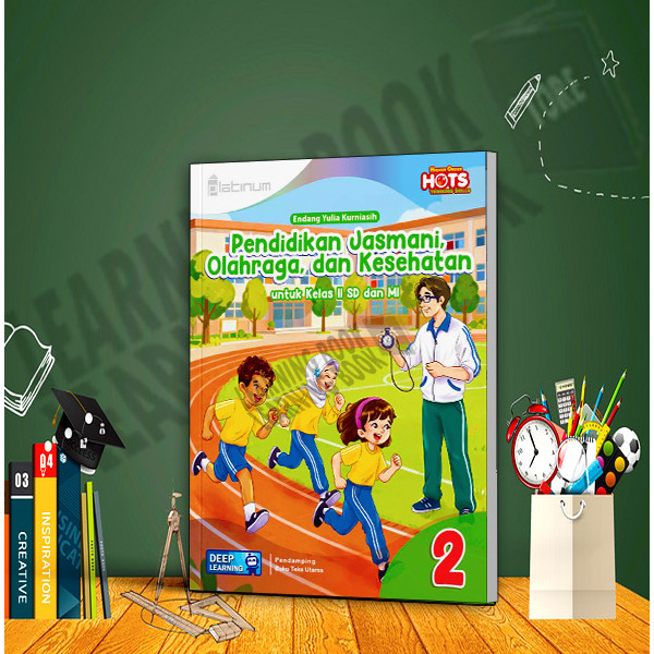 BUKU PLATINUM PJOK KELAS 2 SD/MI KURIKULUM MERDEKA DEEP LEARNING TIGA SERANGKAI TERBARU 2026