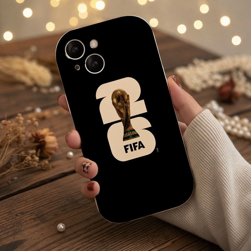 Casing iPhone Redmi Piala Dunia Fifa 2026 Untuk iPhone 16 15 14 13 12 11 Mini Pro E MAX Untuk Redmi 