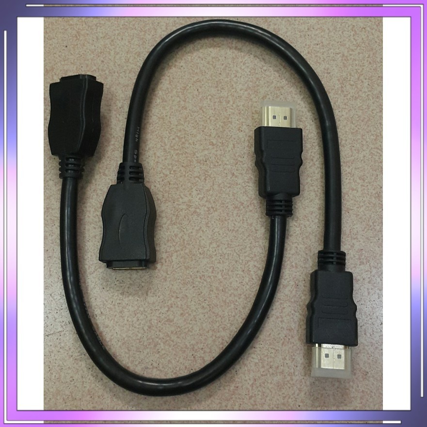 READY Kabel HDMI Extension Extender HDMI Perpanjang Male To Female 30cm PRJ TERBARU 2026 COD TERMURA