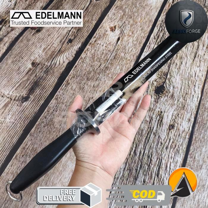 Sharpening steel pengasah pisau edelmann original 30 cm 027-12 - 25 cm