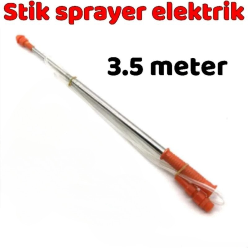 STIK SPRAYER ANTENA 350 CM 350CM STICK SPUYER TELESKOPIK PANJANG 3.5M 3.5 METER STAINLESS STEEL