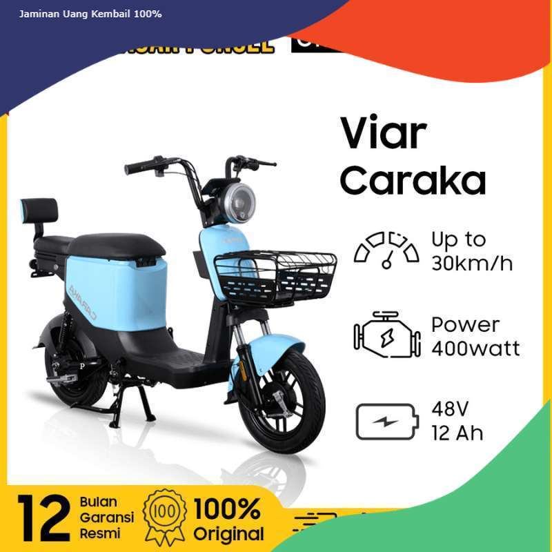 Sepeda Listrik VIAR CARAKA - PROMO- ORIGINAL