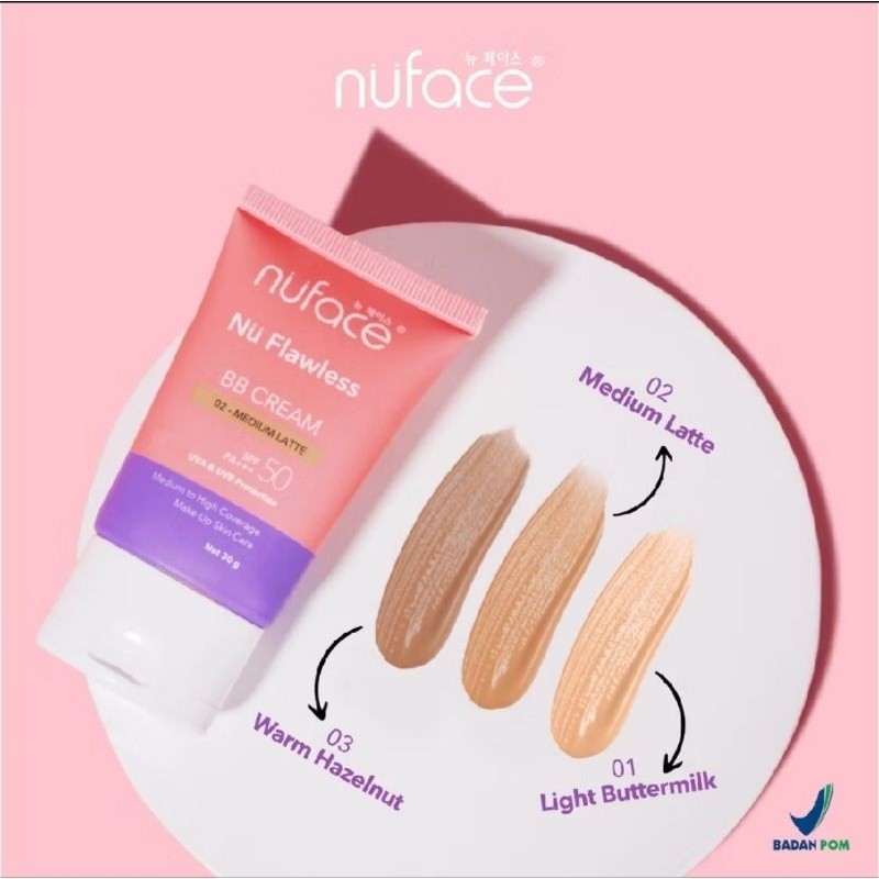 -nugrahajayabeauty- NUFACE NU FLAWLESS BB CREAM 30GR BB CREAM NUFACE