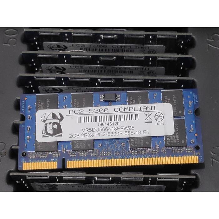 Sodimm DDR2 2GB - 5300 Kingston - Compliant 5300