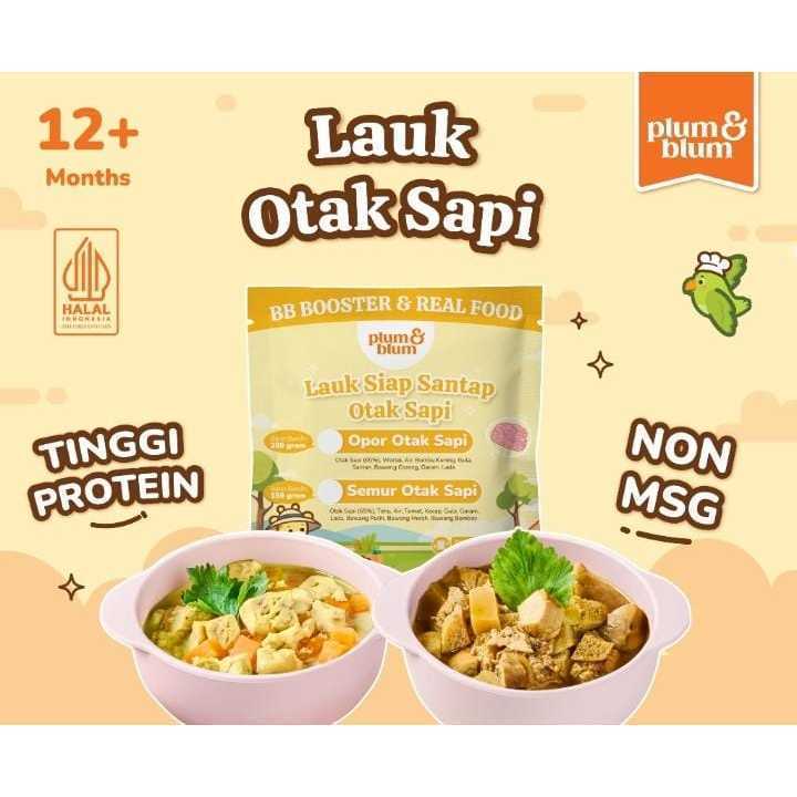 Plum & Blum - Lauk Otak Sapi , Opor Otak Sapi , Semur Otak Sapi Mpasi ,Rendang Otak Sapi