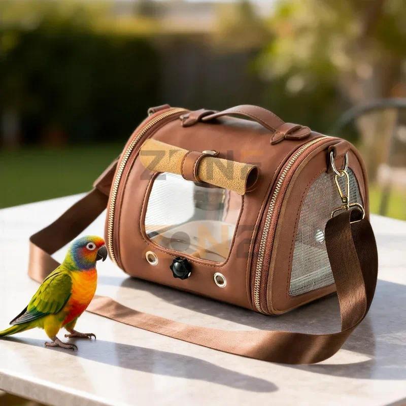 Tas Hewan Mini Tas Selempang Untuk Burung Tas Kandang Burung Bag Bird Portable Carrier