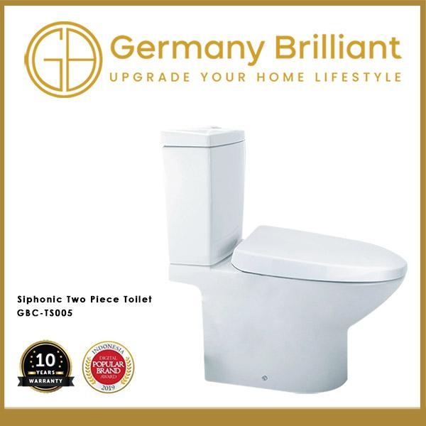 MEGA SALE Germany Brilliant Closet Siphonic Kloset Duduk Toilet Jarak AS 30cm GBC-TS005