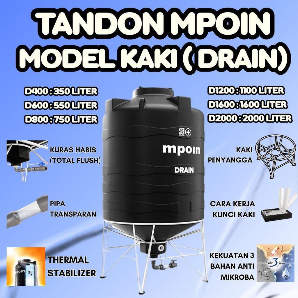 TANDON MPOIN TANGKI DRAIN + KAKI