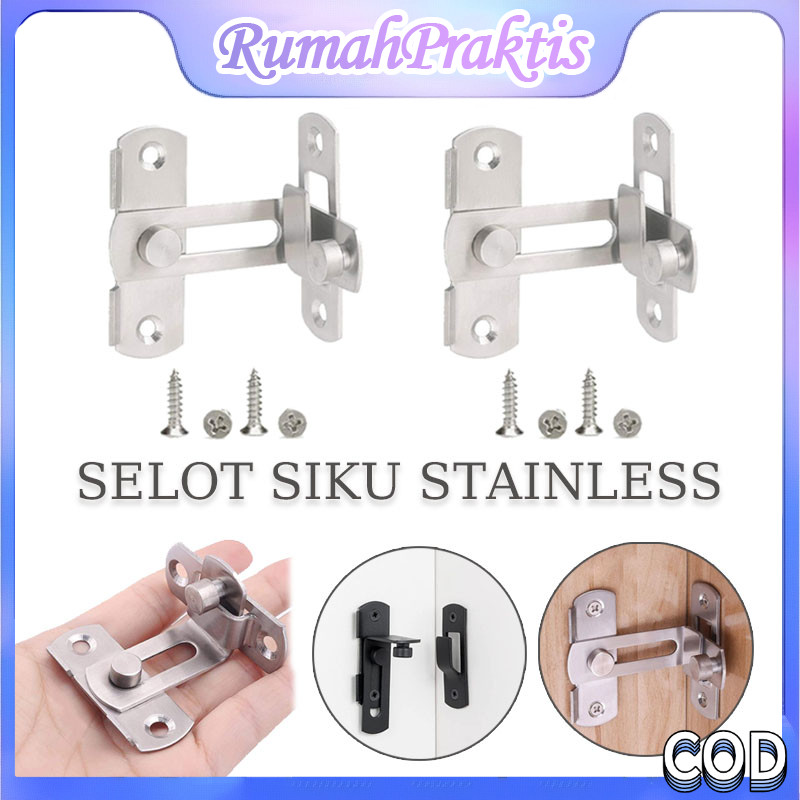 Kunci Geser Pintu / Selot Slot Gembok / Slot Pintu Geser/ Cantolan Grendel Pintu /  Gembok Pintu Ges