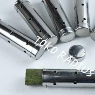 PROMO Loyang Cetakan LONTONG Buras Lupis Lopis Lemang Ketan Arem Stainless - Stainless 15 cm