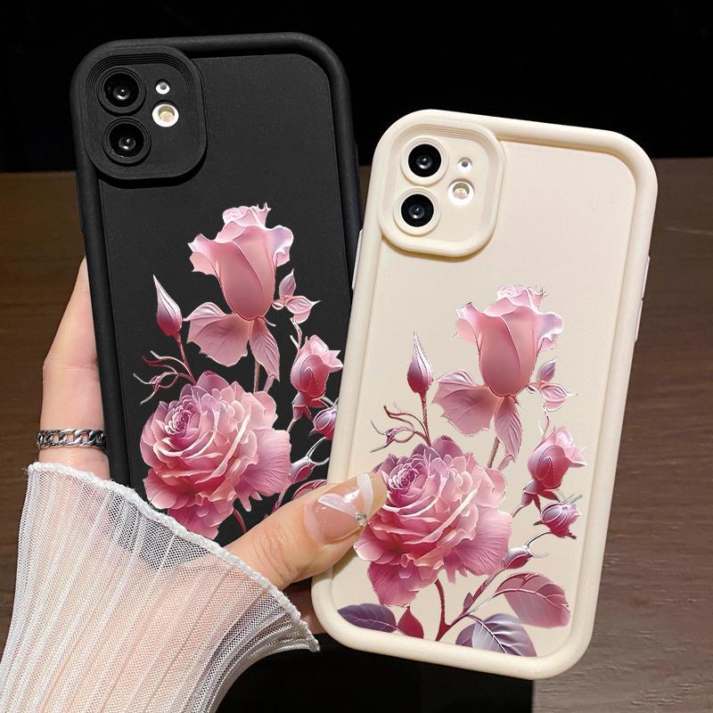 Soft Case For Xiaomi Redmi Note 9 10 8 7 Pro 7S 2021 4G Max 9S 5G Lite 10S 10T Bagus Bunga Silicon A