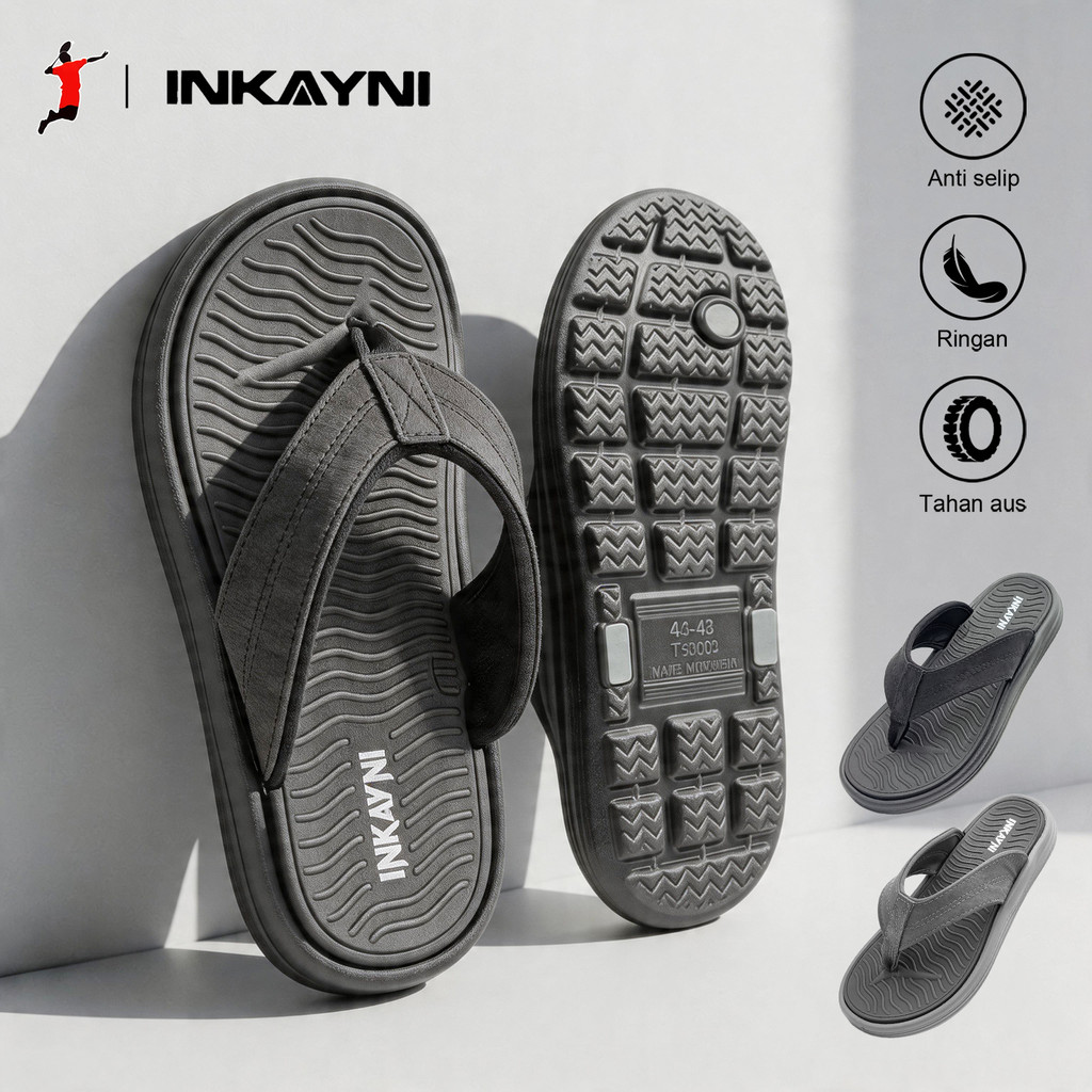 sandal slide pria premium Sandal oxford cowok bahan karet premium Sepatu Sandal Formal Pantofel Kare