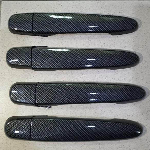 Cover Handle Pintu Carbon Mobil Calya Sigra 2016 2017 2018 2019 2020 2021 2022 2023 - CALYA / SIGRA