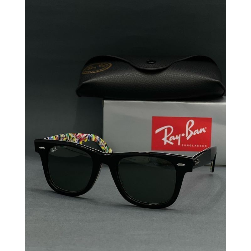 KACAMATA SUNGLASSES RAYBAN WAYFARER MOZAIC SIZE 50 KUALITAS GRADE SUPER PREMIUM MEWAH