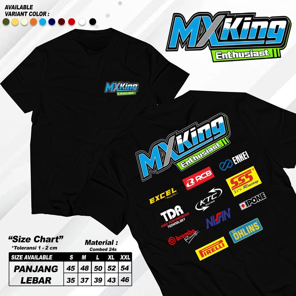 Kaos MX King Enthusiast 150 Baju Yamaha Jupiter MX Indonesia Kaos Racing Terbaru Bisa Cod