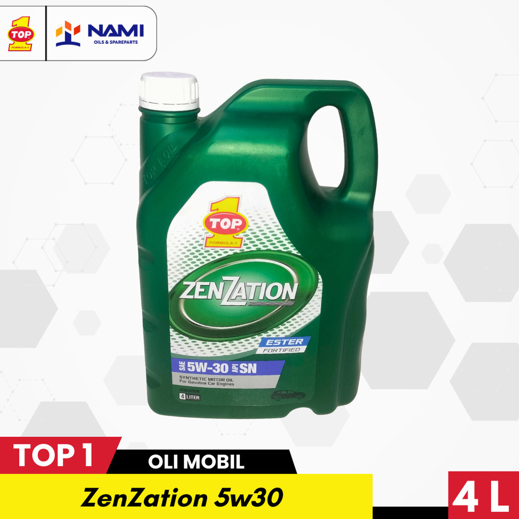 *TOP 1 ZENZATION 5W30 (4L)* Car oil / oli mobil - Original