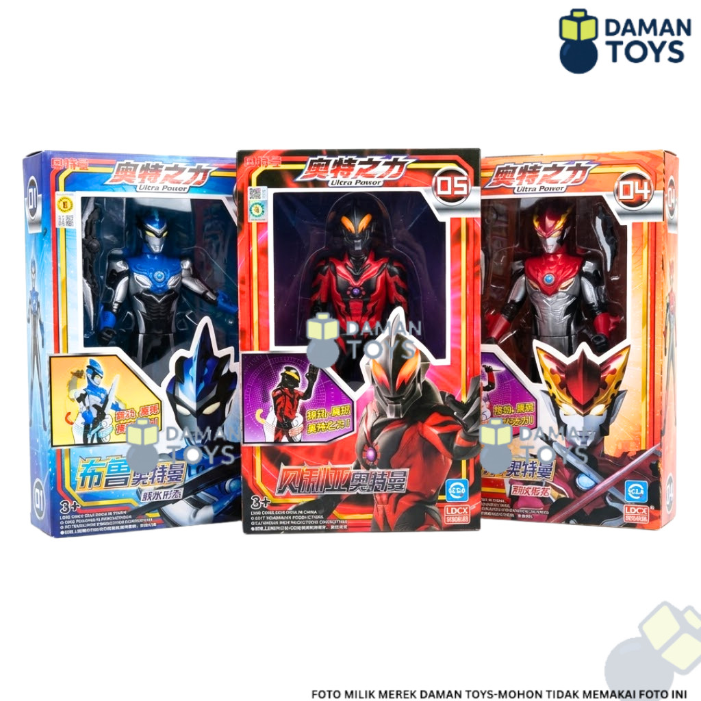 Ultraman Zero Ginga Victory Belia Rosso Geed Mainan Ultramen