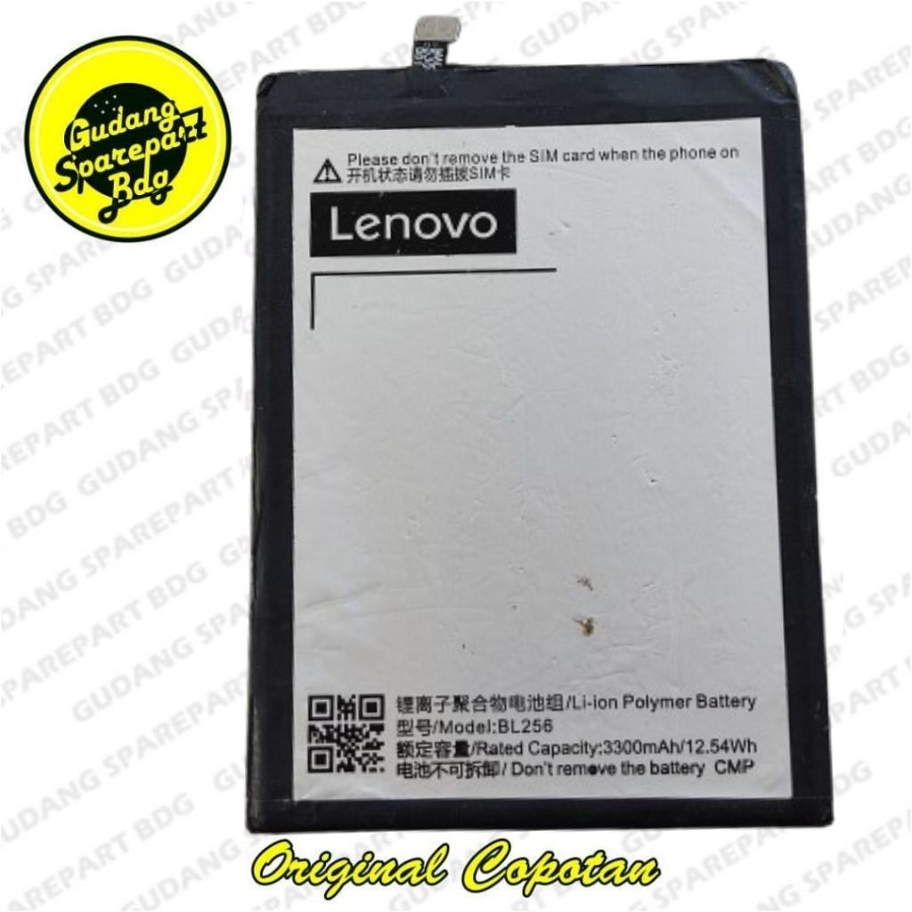 Baterai Lenovo K4 Note/Vibe X3 Lite BL256 Second Copotan