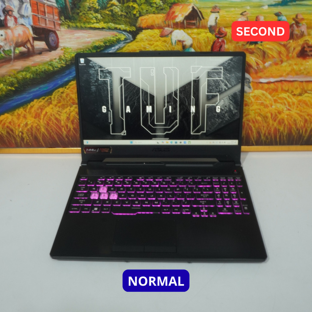 ASUS TUF GAMING A15 FA506NCR_FA506NCR AMD RYZEN 7 7435HS 16 GB (14") LAPTOP SECOND ORIGINAL SINAR MU