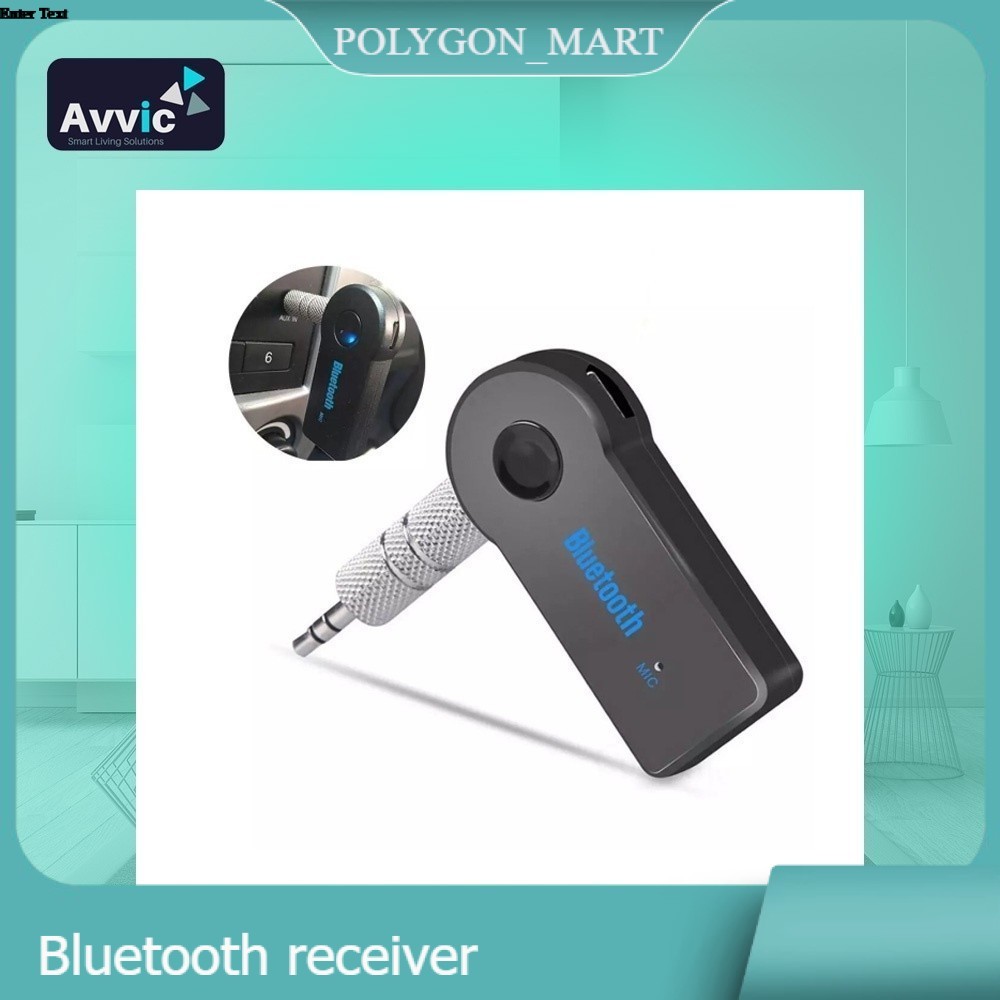 Wireless Bluetooth Receiver 3.5mm Jack Audio | Alat Penerima Musik Bluetooth HP ke Tape Mobil