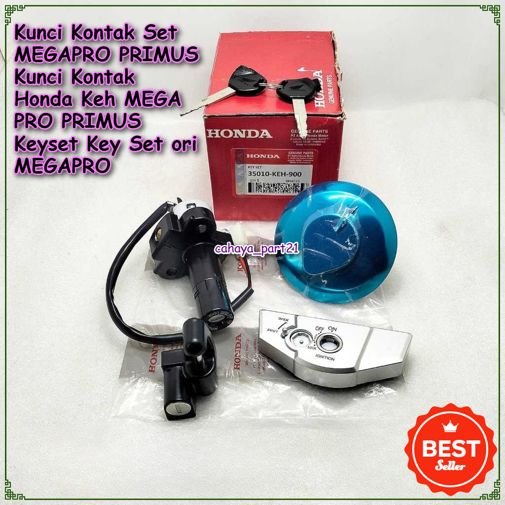 TERLARIS Kunci Kontak Set MEGAPRO PRIMUS Kunci Kontak Honda Keh MEGA PRO PRIMUS Keyset Key Set ori M