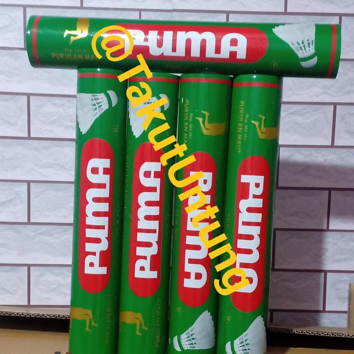 shuttlecock puma hijau original