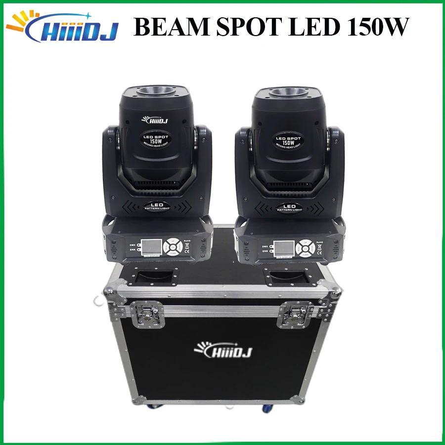 Flightcase Beam Spot 150w LED Moving Head Light Led Spot 150w Led Beam 150w Moving Lyre Stage Light 