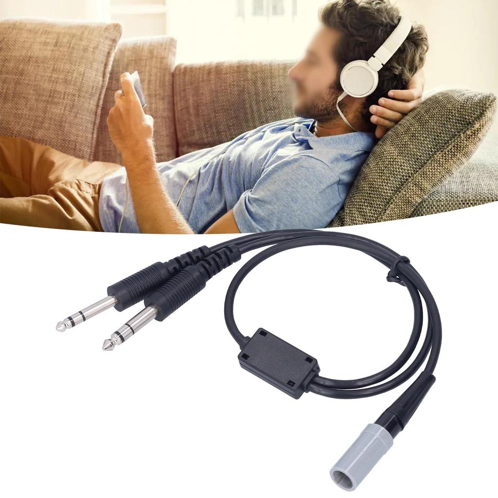 Aviation Headset Adapter Portable High Density Sponge  Helicopter Headset Adapter General Headset Ad