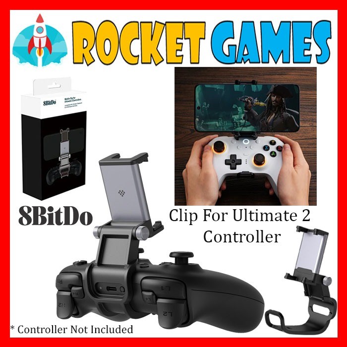 Bermain || 8Bitdo CLIP Mobile Gaming Phone CLIP for 8bitdo Ultimate 2 Controller