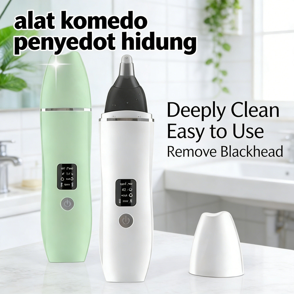 Pembersih Komedo Alat Penyedot Wajah Hidung Remover Komedo Pencabut Sedot Pengangkat Penghilang Jera